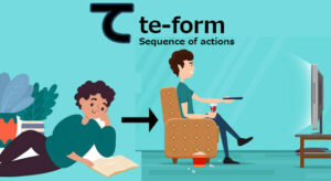 Linking verbs with the te-form